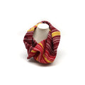 Pink and Gold Twill Cowl
