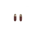 Plum Hinged Earrings