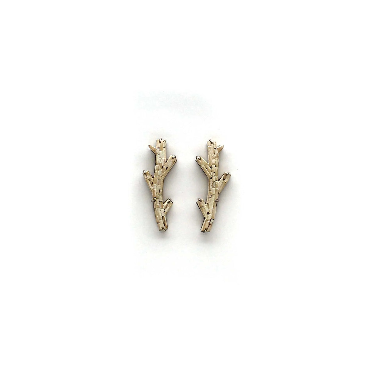 White Branch Earrings