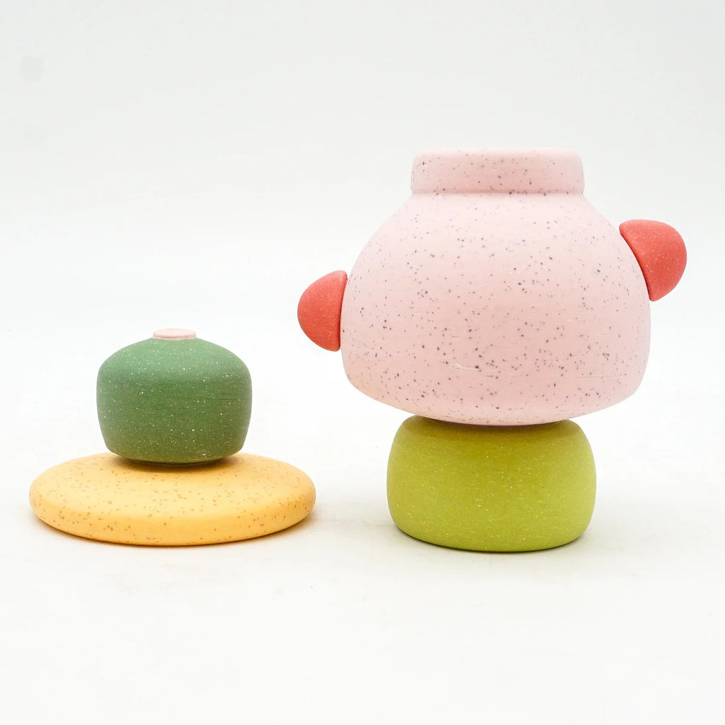 Pink Speckle Jar