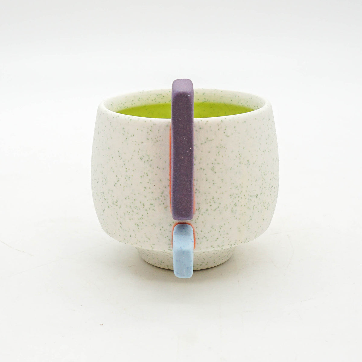 White Speckle Sculptural Cup