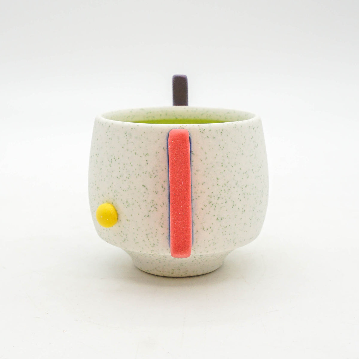 White Speckle Sculptural Cup
