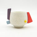 White Speckle Sculptural Cup