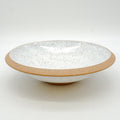 Large White Speckle Bowl