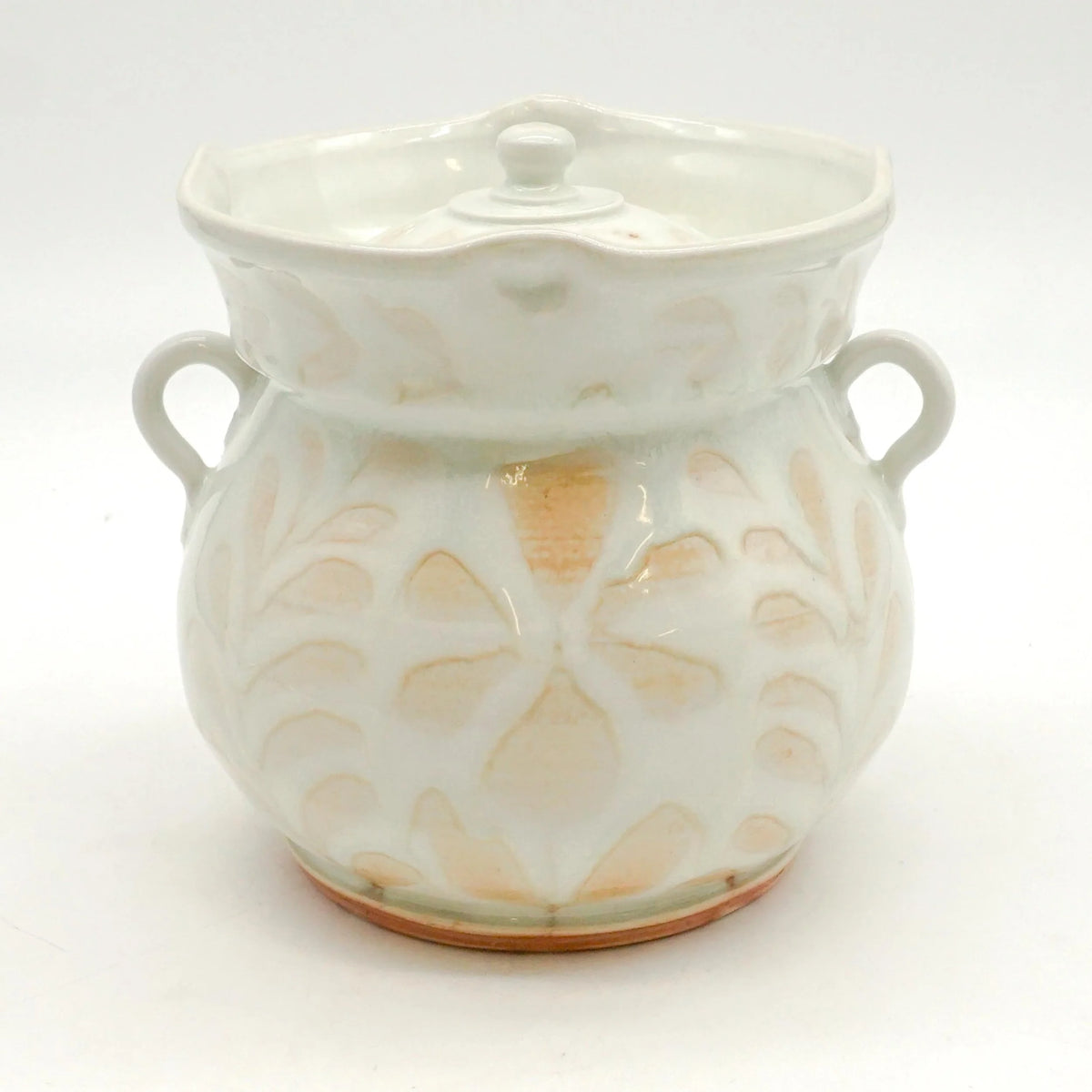 Jar with Leaf Pattern