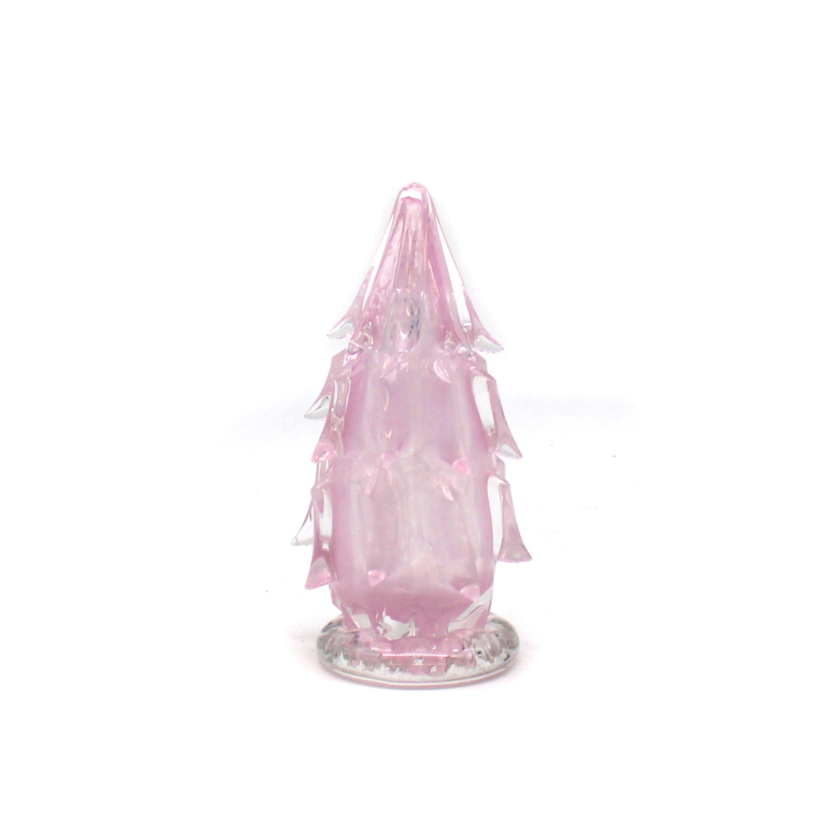 Pink Glass Christmas Tree