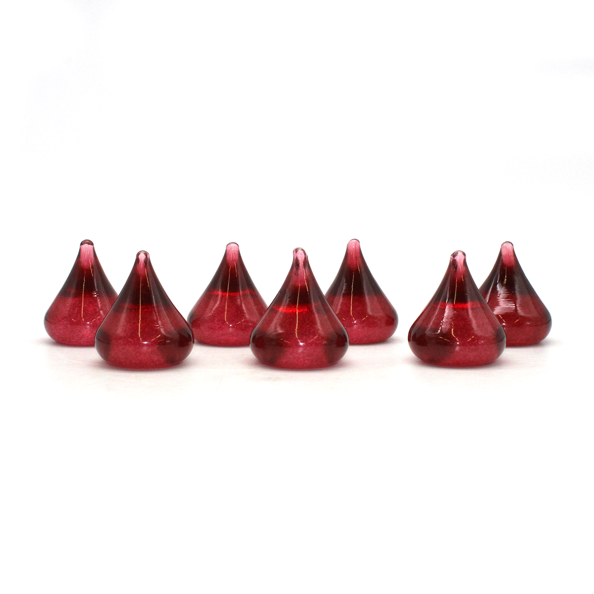 Glass Kiss Ring Holder