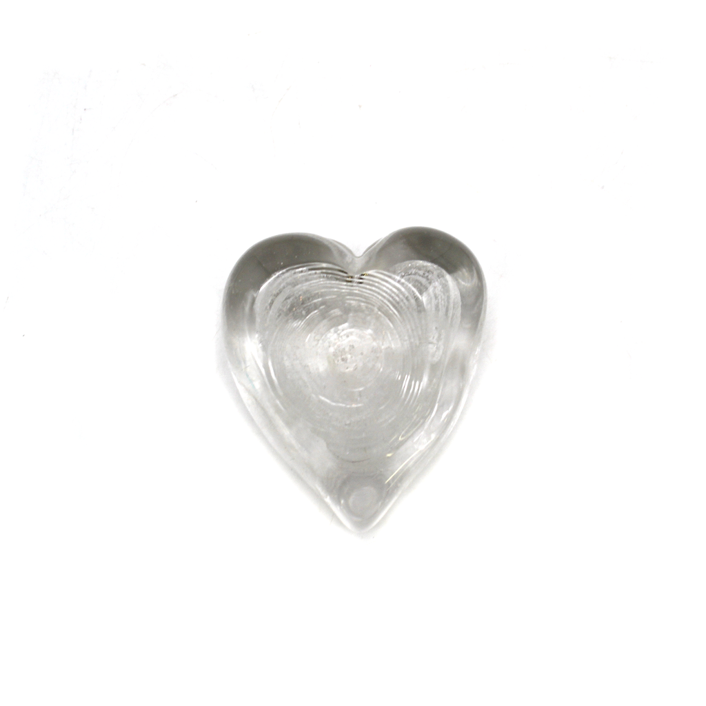Glass Heart Paper Weight