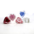 Glass Heart Paper Weight