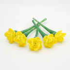 Stemmed Glass Rose