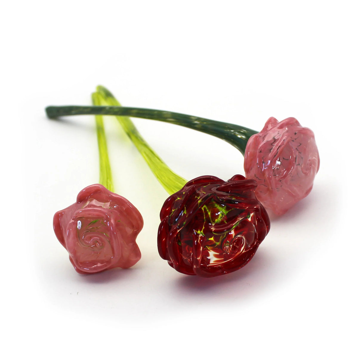 Stemmed Glass Rose