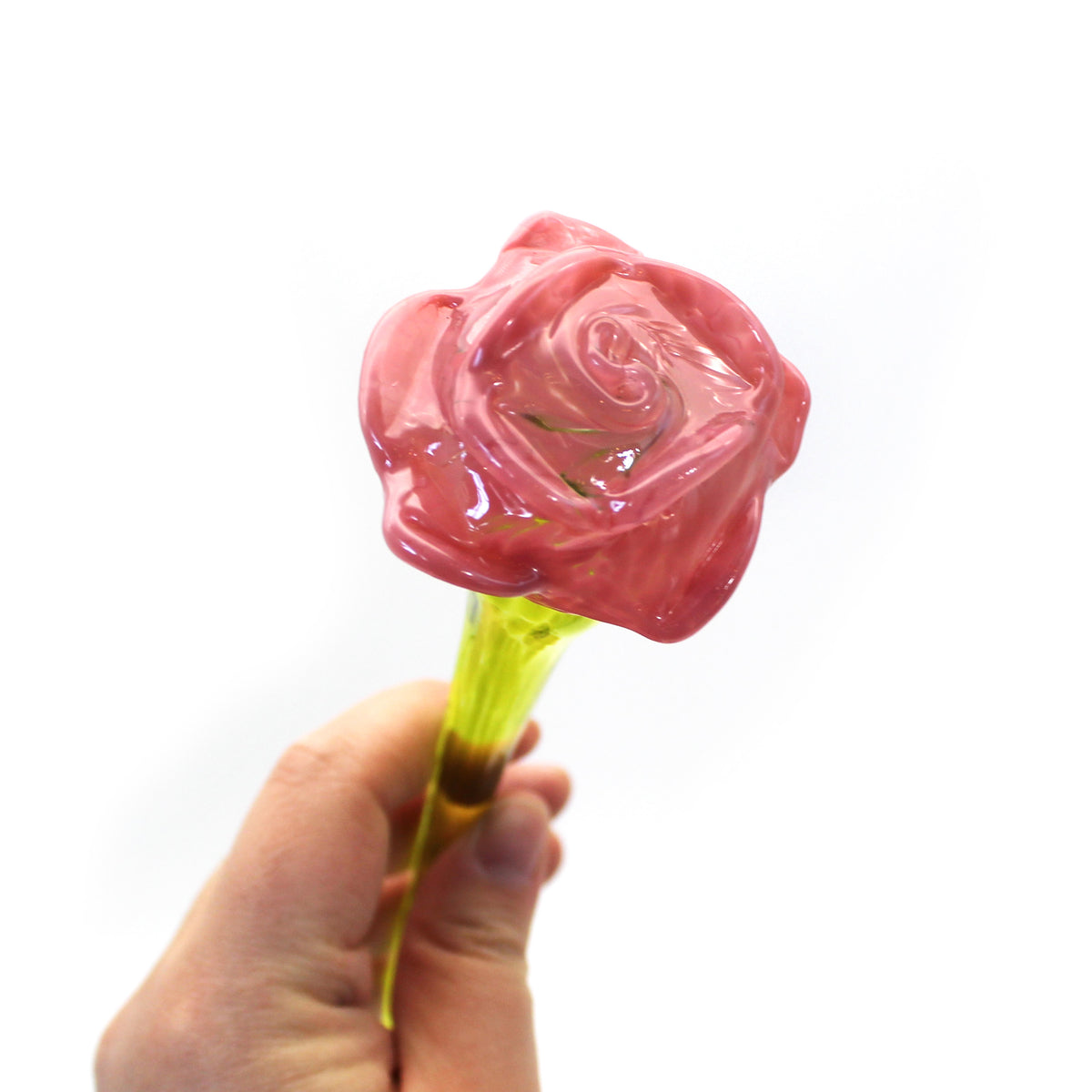 Stemmed Glass Rose