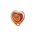Red and Yellow Glass Hearts