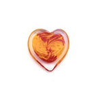 Red and Yellow Glass Hearts