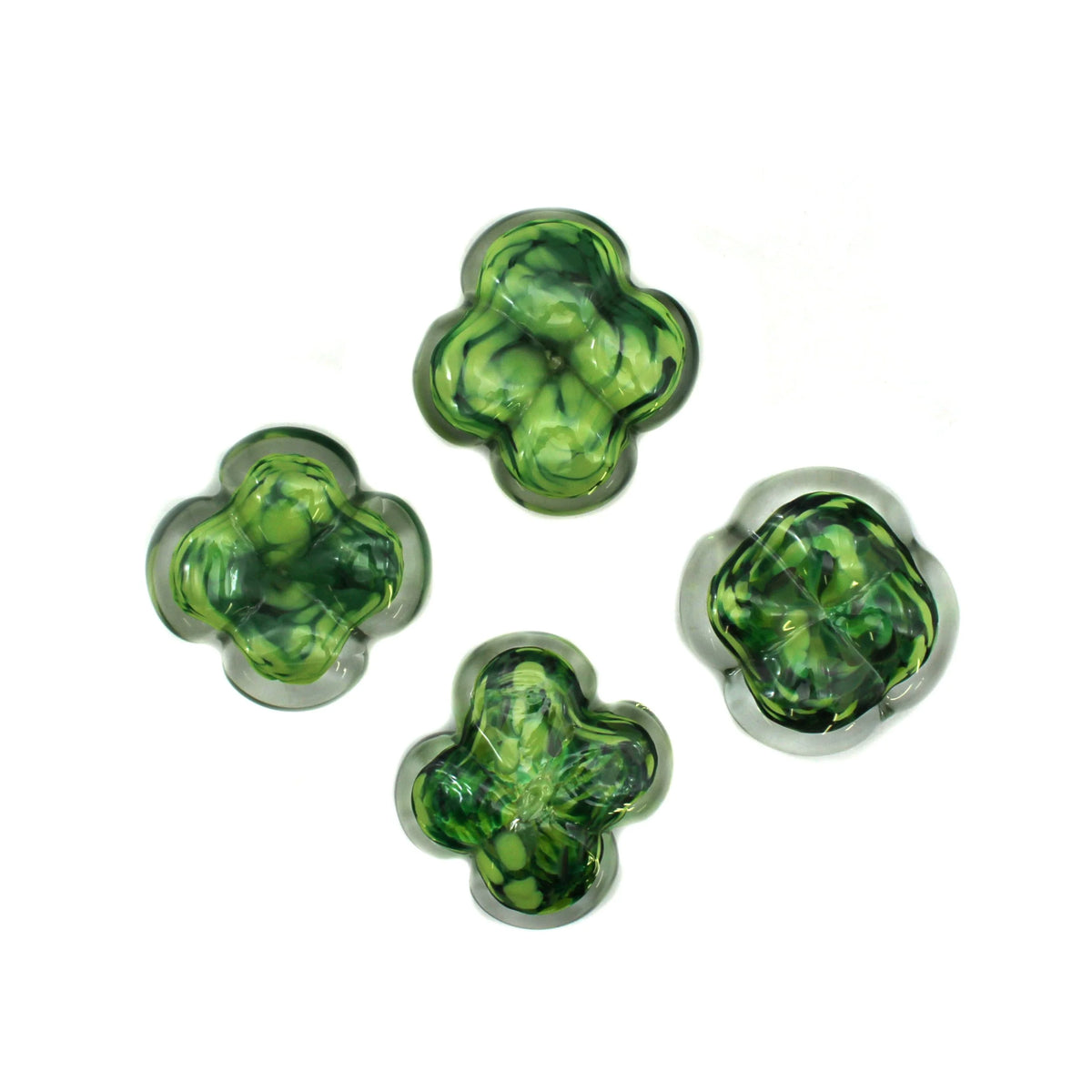 Glass Four Leaf Clover
