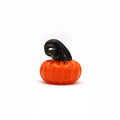 Glass Pumpkin - Orange with Dark Brown Stem