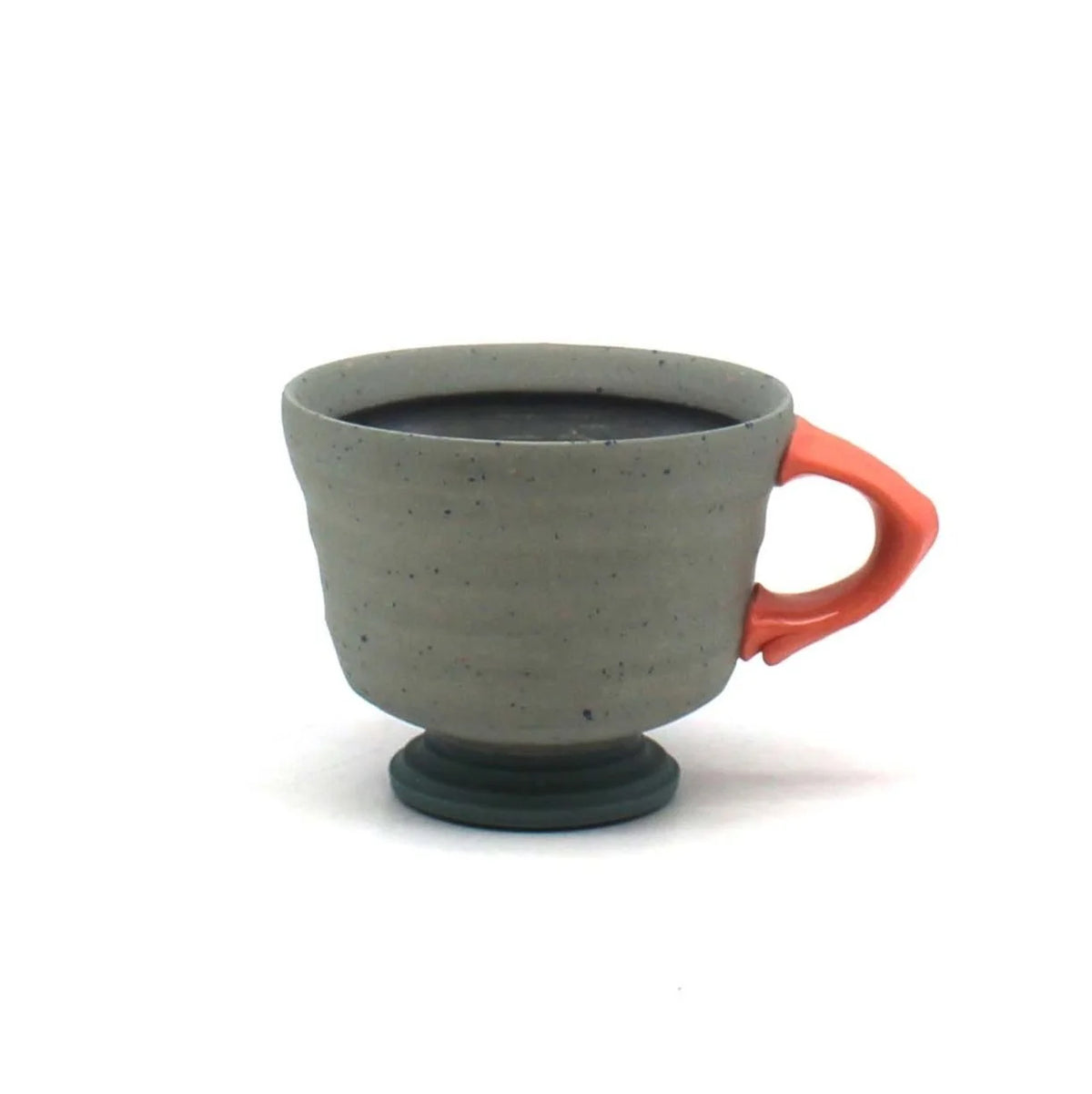 Blue Grey Pedestal Mug