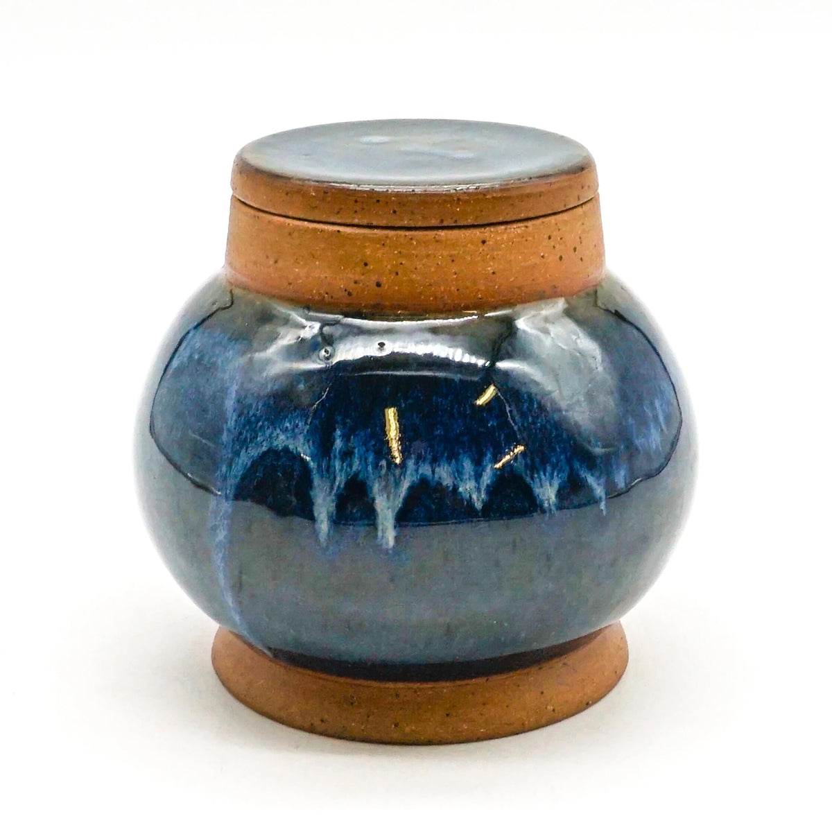 Earth and Water Lidded Jar