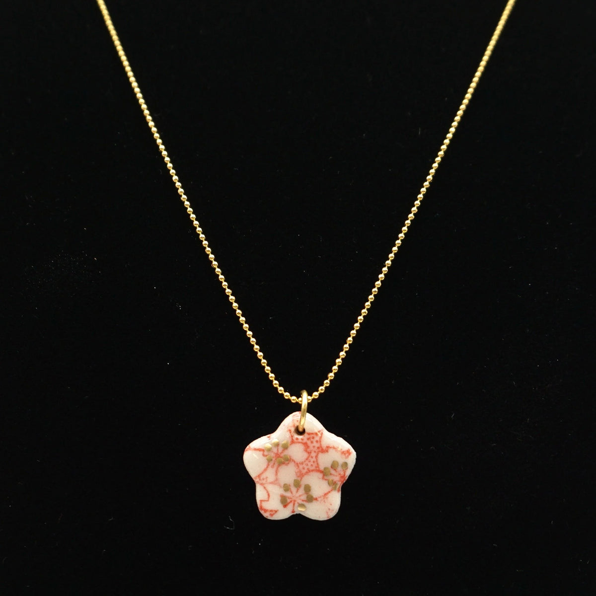 Necklace - Pink and White