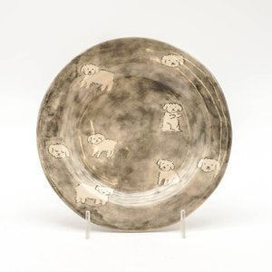 Mr Mittens Plate - Black