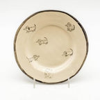 Dachsund Plate - White