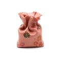 Pink Flowered Small Porcelain Bag