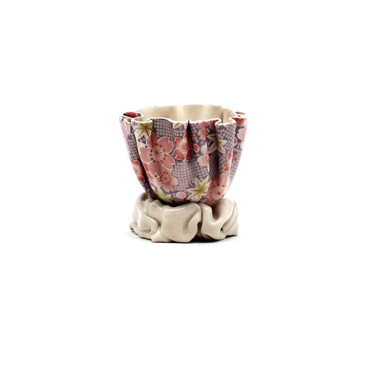 Wrinkled Flower Goblet