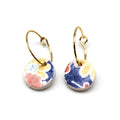 Small Hoop Porcelain Earrings