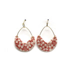 Medium Hoop Porcelain Earrings 2