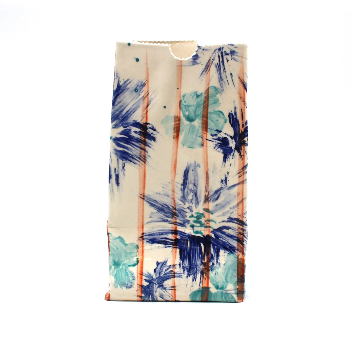 Floral and Striped Bag