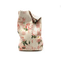 Large Pink Flowered and Checked Bag