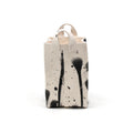 Black Drip Medium Porcelain Bag