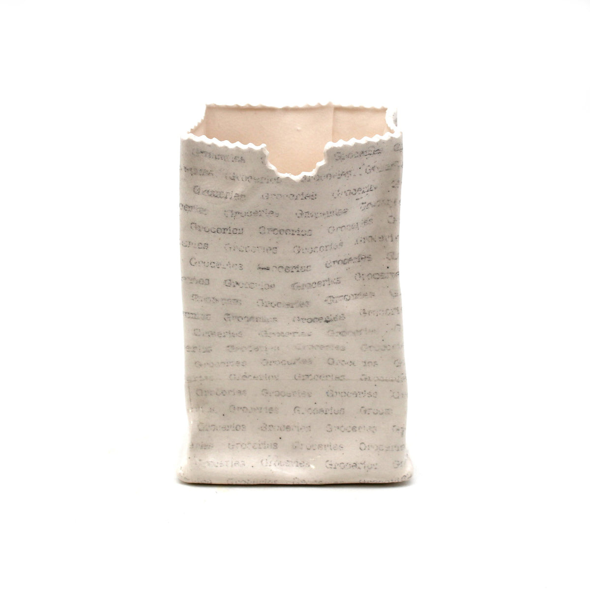 Groceries Medium Porcelain Bag