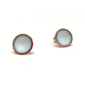 Sea Glass Earrings - White
