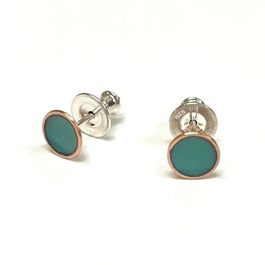 Sea Glass Earrings - Turquoise