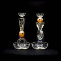 Stacked Candlestick Holders