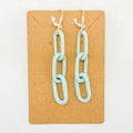 Baby Blue Chain Earrings