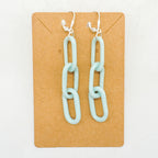 Baby Blue Chain Earrings