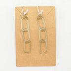 Sun Shift Chain Earrings