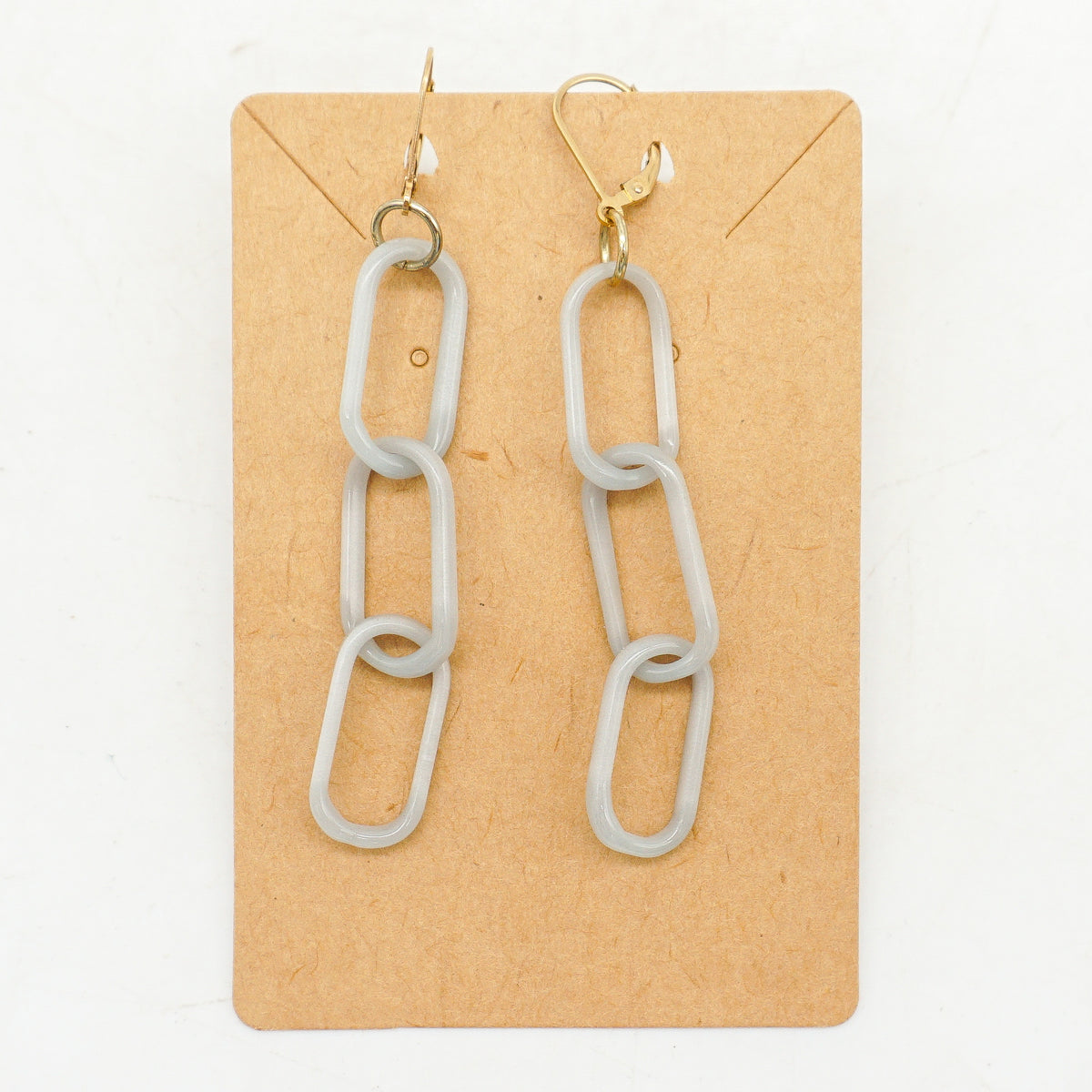 Hematite Chain Earrings