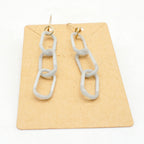Hematite Chain Earrings