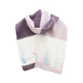 Spring Inlay with Purples Handwoven Scarf