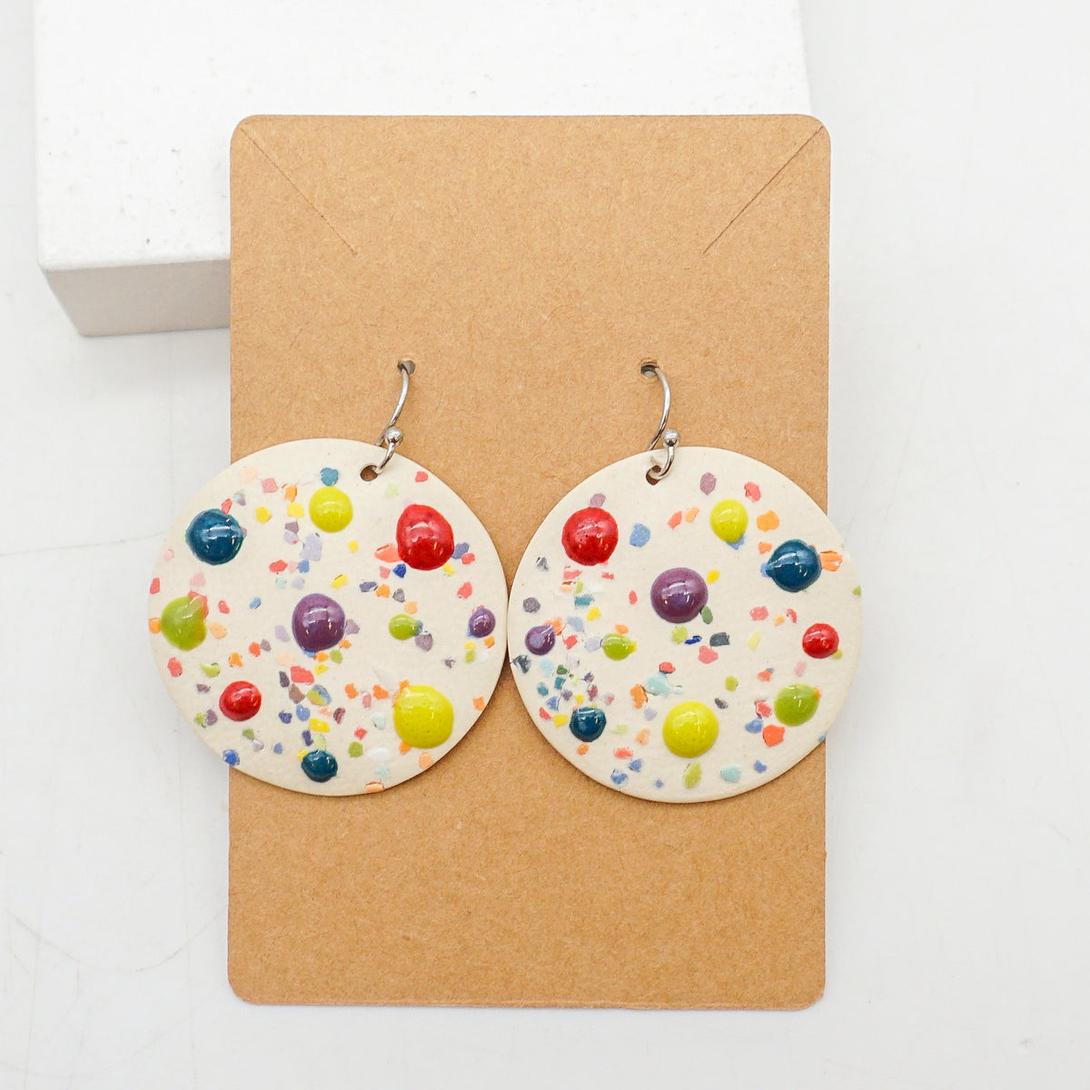 Porcelain Candy Dot Earrings 2