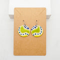 Porcelain Lime Bauble Earrings