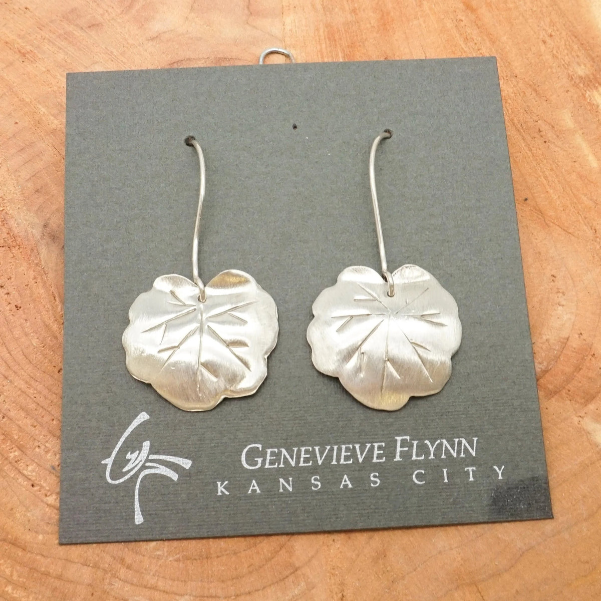 Medium Geranium Earrings