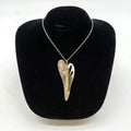 Calla Lilly Pendant with Small Diamond