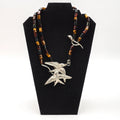 Double-Stranded Tigereye Bead Necklace