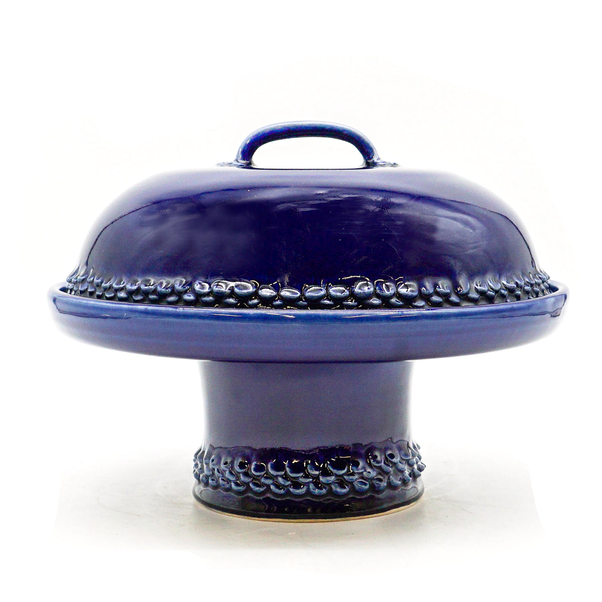 Cobalt Cake Stand