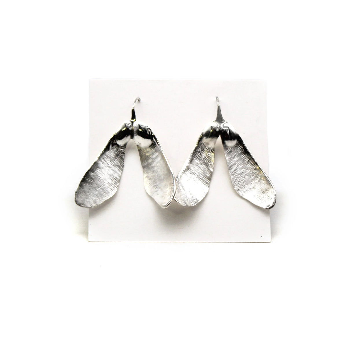 Large Maple Seed Earrings