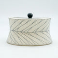 Oval Herringbone Jar